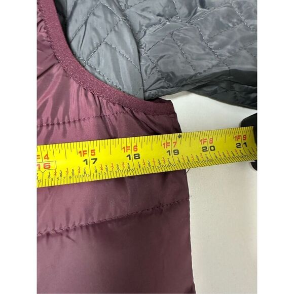 Bonita Women’s 2 in 1 Puffer Vest Fleece Full Zip Jacket Purple Size 38EU / M US - Picture 6 of 12
